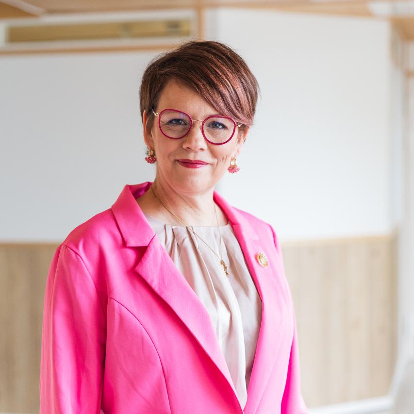 Bild på Pia Sundell, förbundsordförande för Svenska Kvinnoförbundet